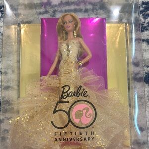 Barbie 50th Anniversary Doll in Gold Gown